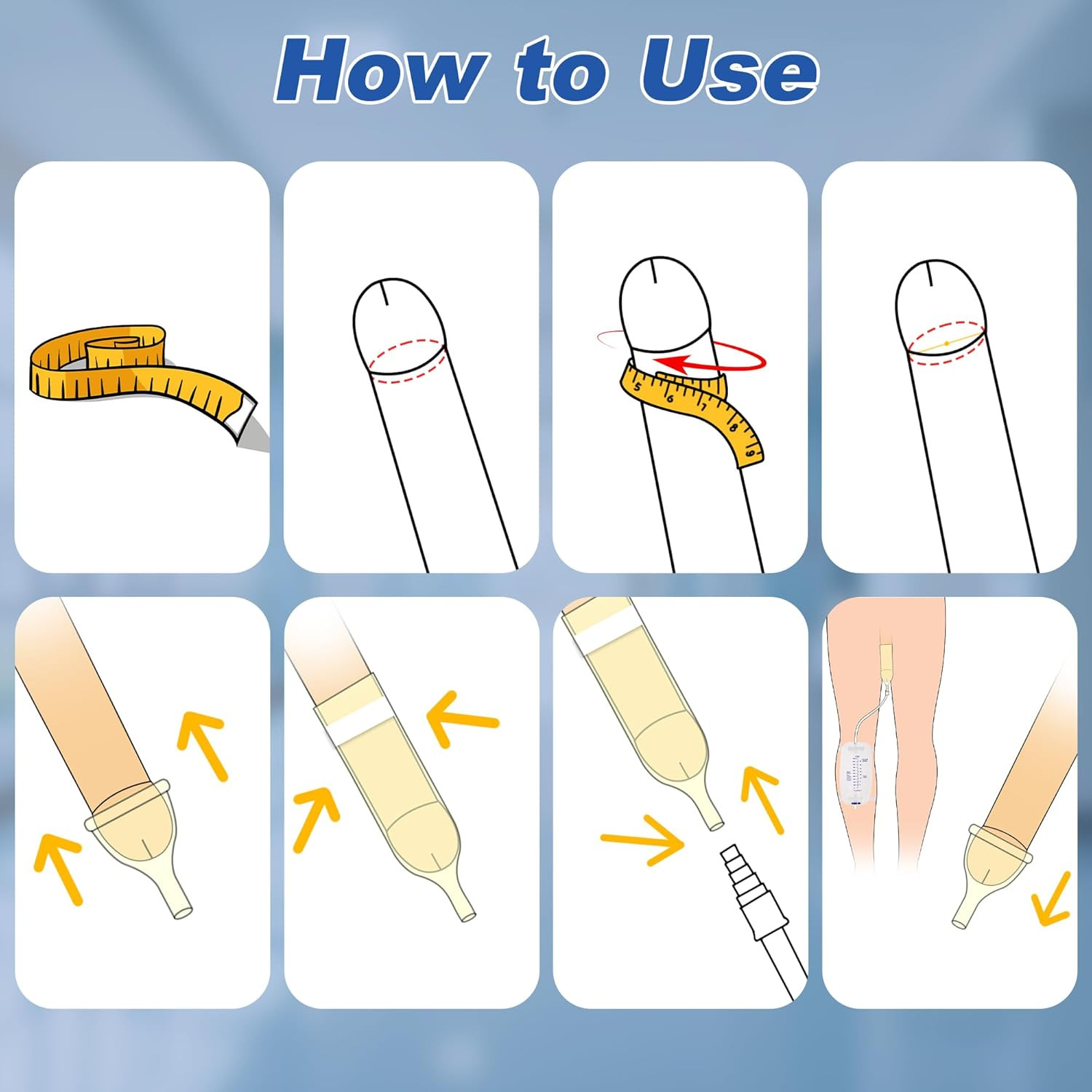 20PCS 40mm Latex Condom Catheters for Men External Condom Catheter for Incon…