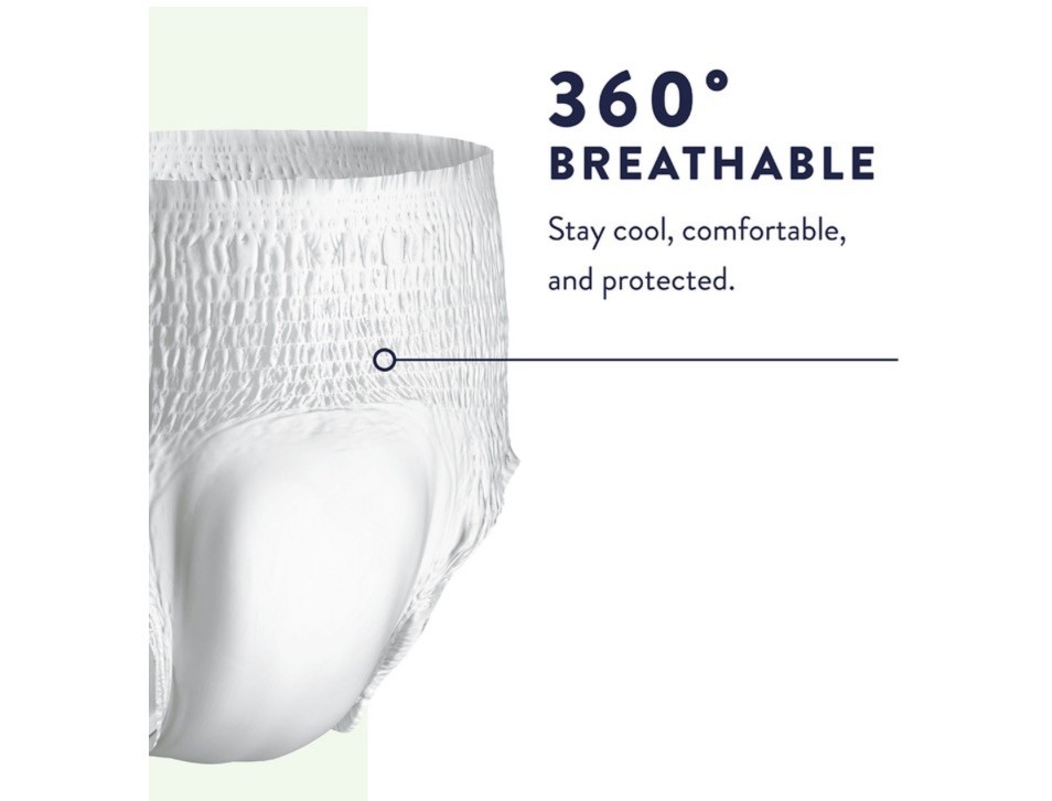 Prevail Nu-Fit Daily Underwear 80 Count /Box . Extra Absorbency Unisex NEW