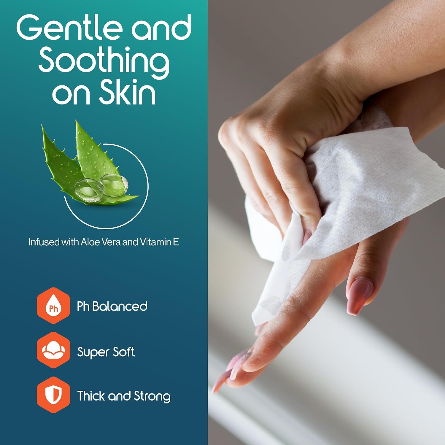 Adult Wet Wipes Wash Cloths Incontinence & Cleansing Elderly 8″x13″ 780 Count)