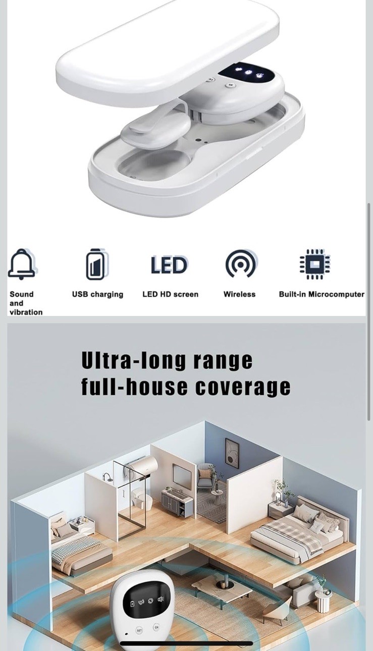 Wireless Bedwetting Alarm System Nocturnal Wetting Alarm For Baby and Elderly