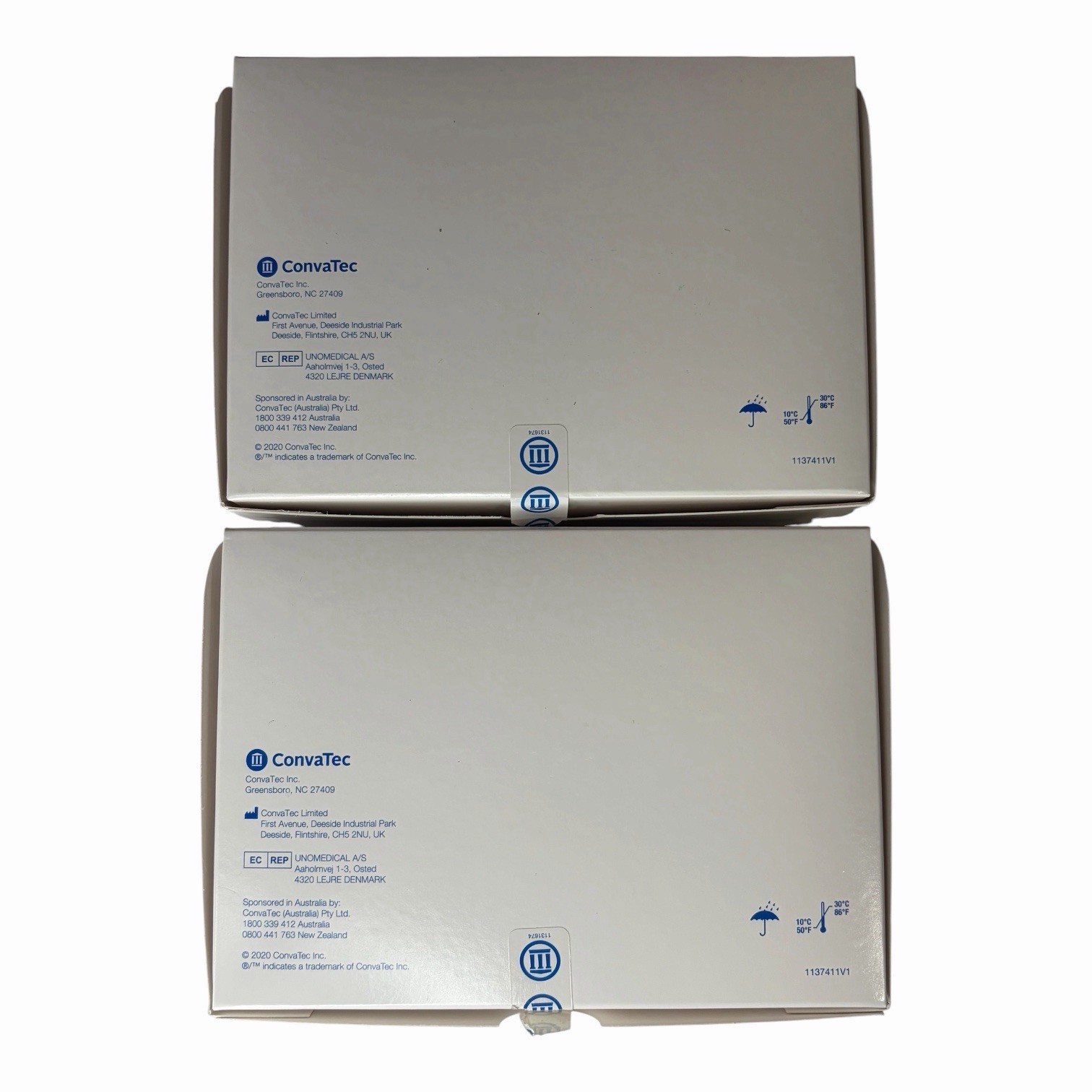 ConvaTec 413313 Natura Drainable Pouch, Transparent InvisibleClose 2-1/4 57mm