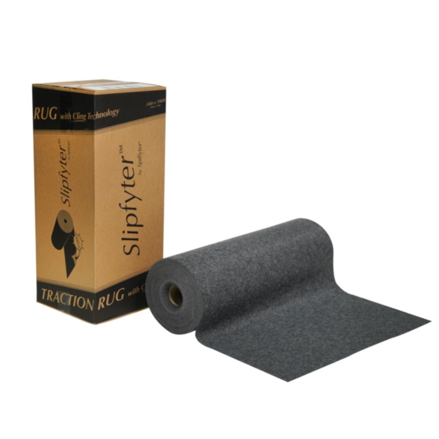 Spilfyter Universal Absorbent Traction Mat with Cling Technology | 34″ x 100’…
