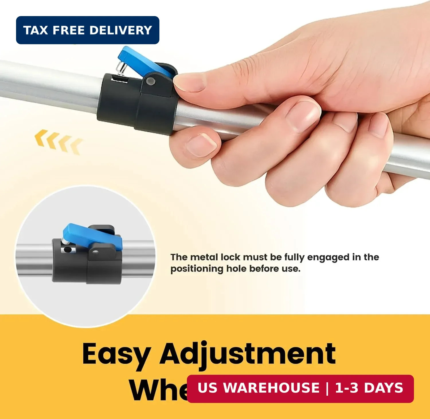 Telescopic Grabber Reacher Tool, 5-Level Adjustable Length (23” to 41”) – Tras