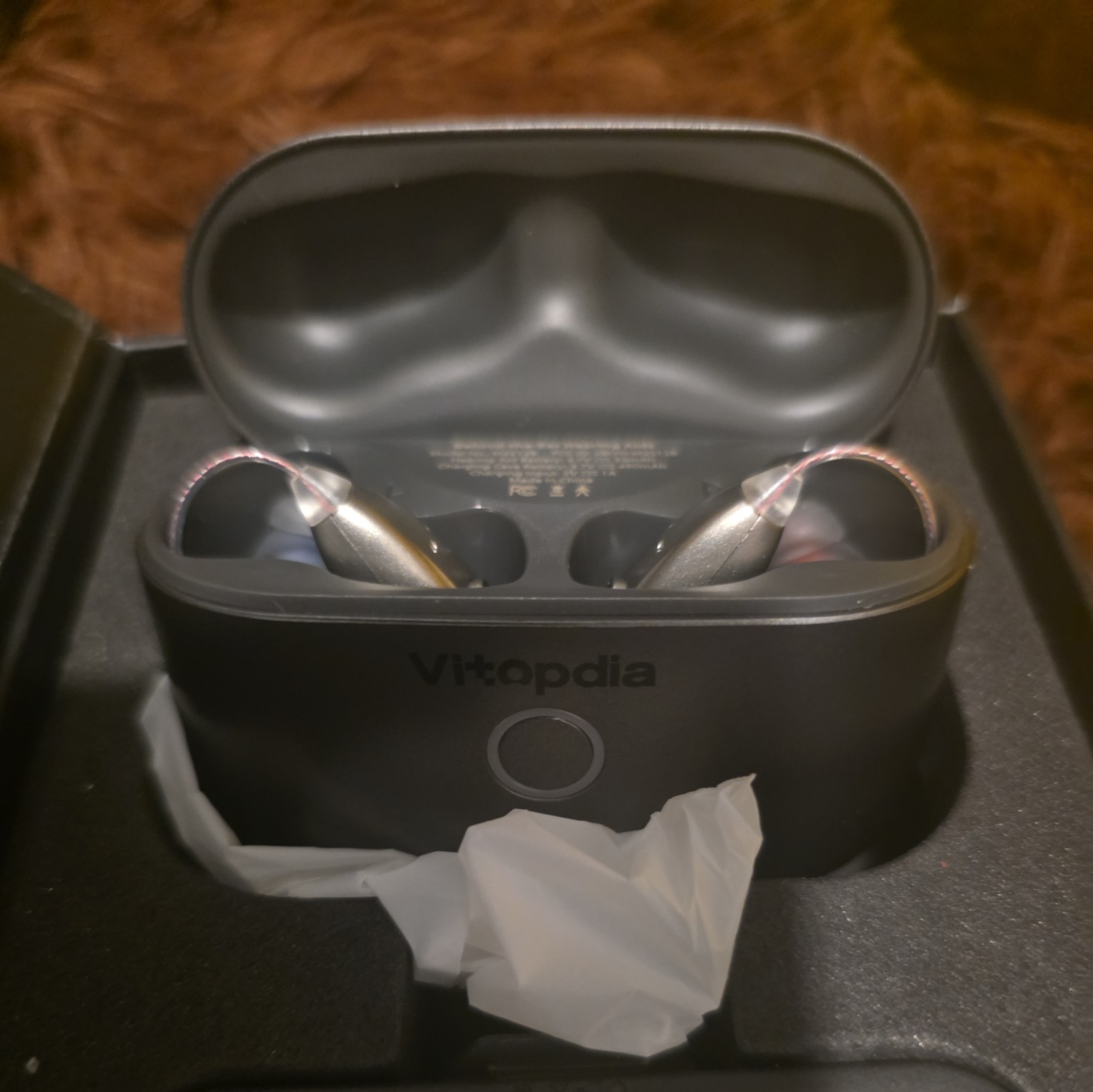 VITOPDIA 3-in-1 Rechargeable Bluetooth OTC Hearing Aids for Adults Seniors