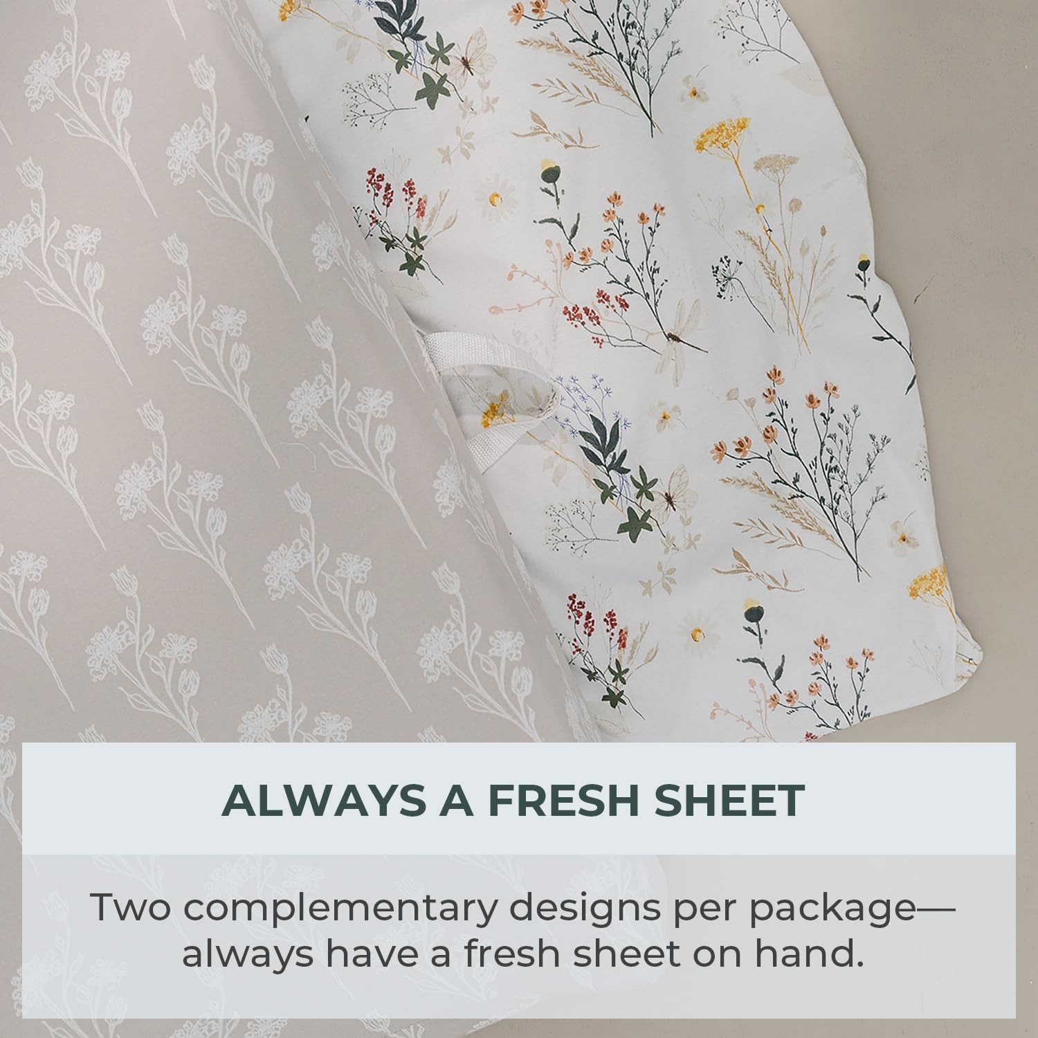 – 2 Pack Premium Changing Pad Cover – Ultra-Soft Jersey Knit, Stylish Floral …