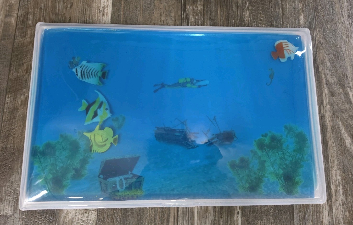 Skil-Care Gel Aquarium 912422 Sensory Gel Mat, OT, PT, Motor Skills, SPD