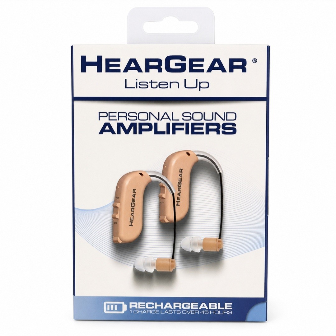 Etymotic HearGear Rechargeable Hearing Amplifiers New Factory Sealed Free Ship