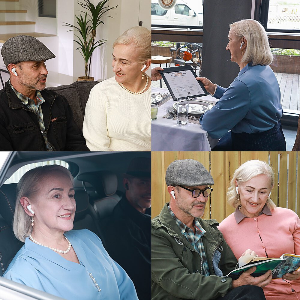 LINNER – Nova Lite Bluetooth Hearing Aids with Noise Canceling and Volume Contro