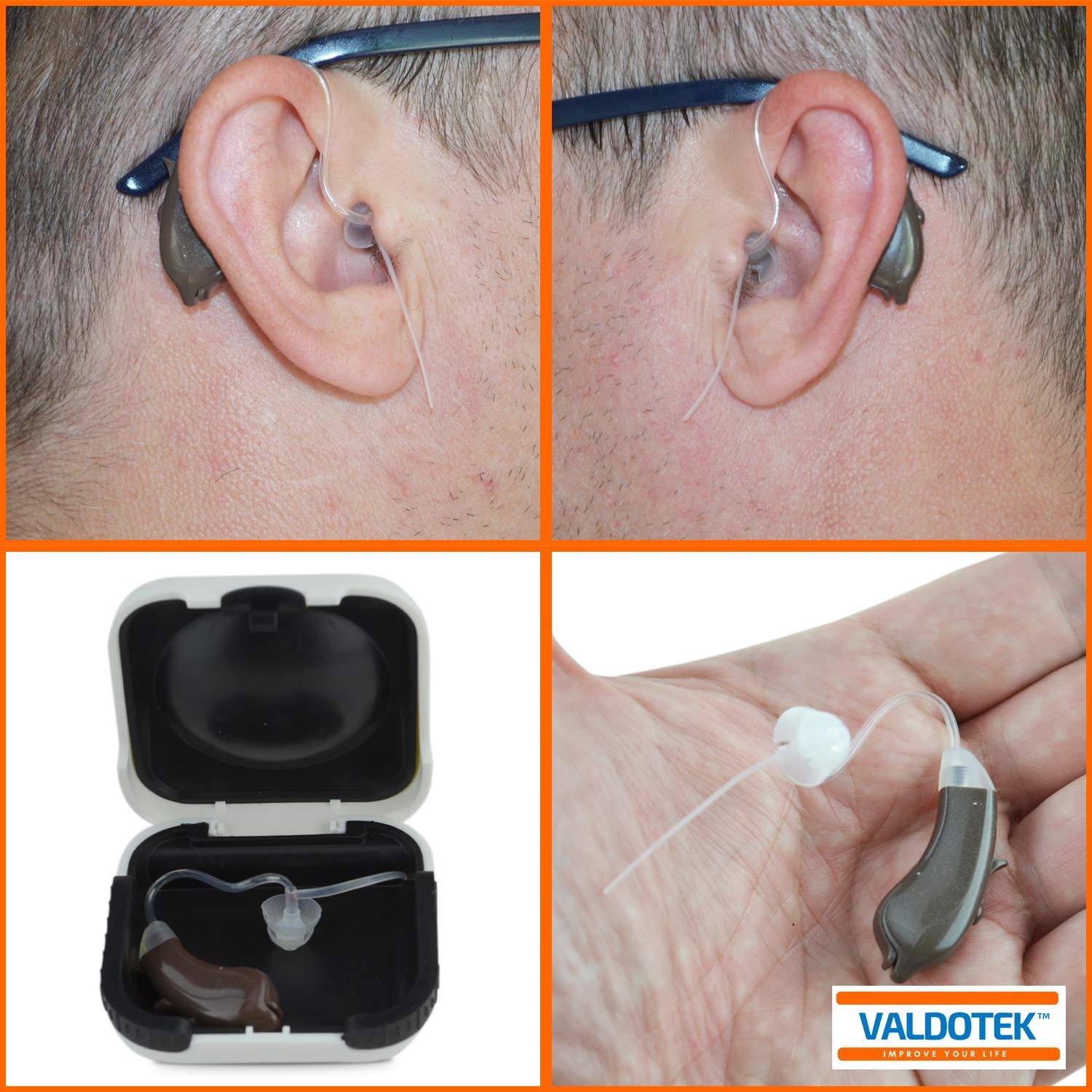 Valdotek Hearing Amplifier BTE Behind The Ear High Quality Sound Aid Digital