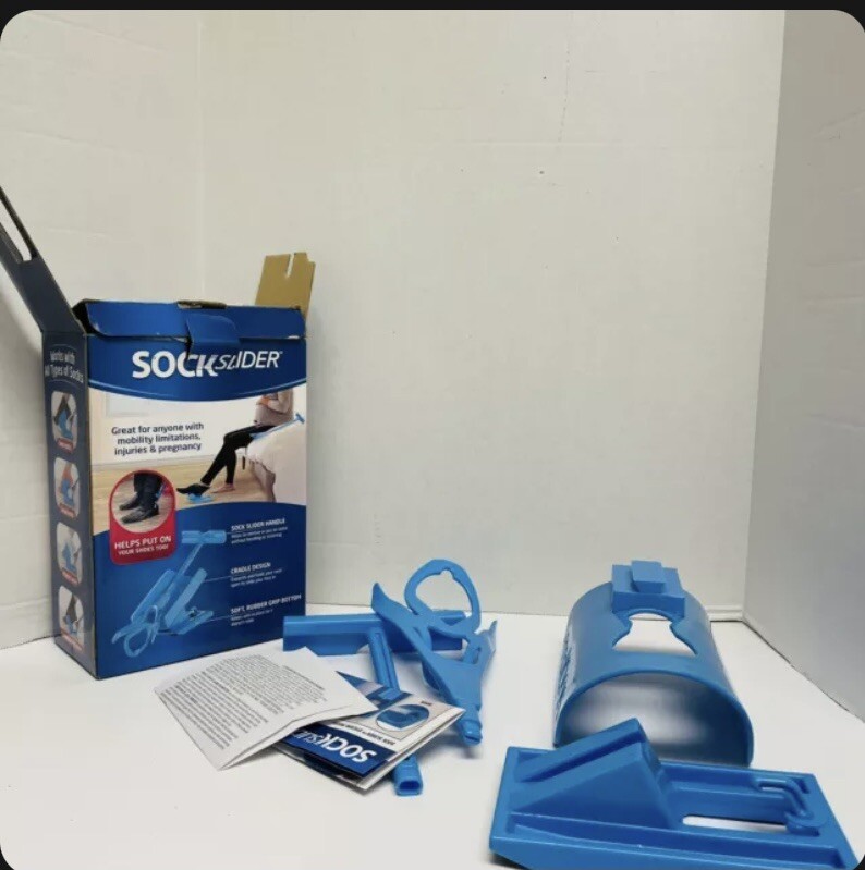 Sock Slider Easy On Off Sock Aid Kit Shoe Horn As Seen On TV by Allstar Products
