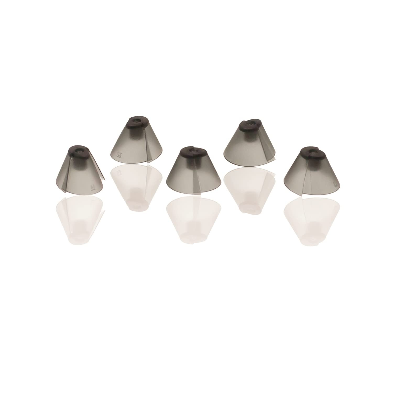 GN Resound Sure Fit Hearing Aid Standard Receiver Tulip Domes Dark Gray Split