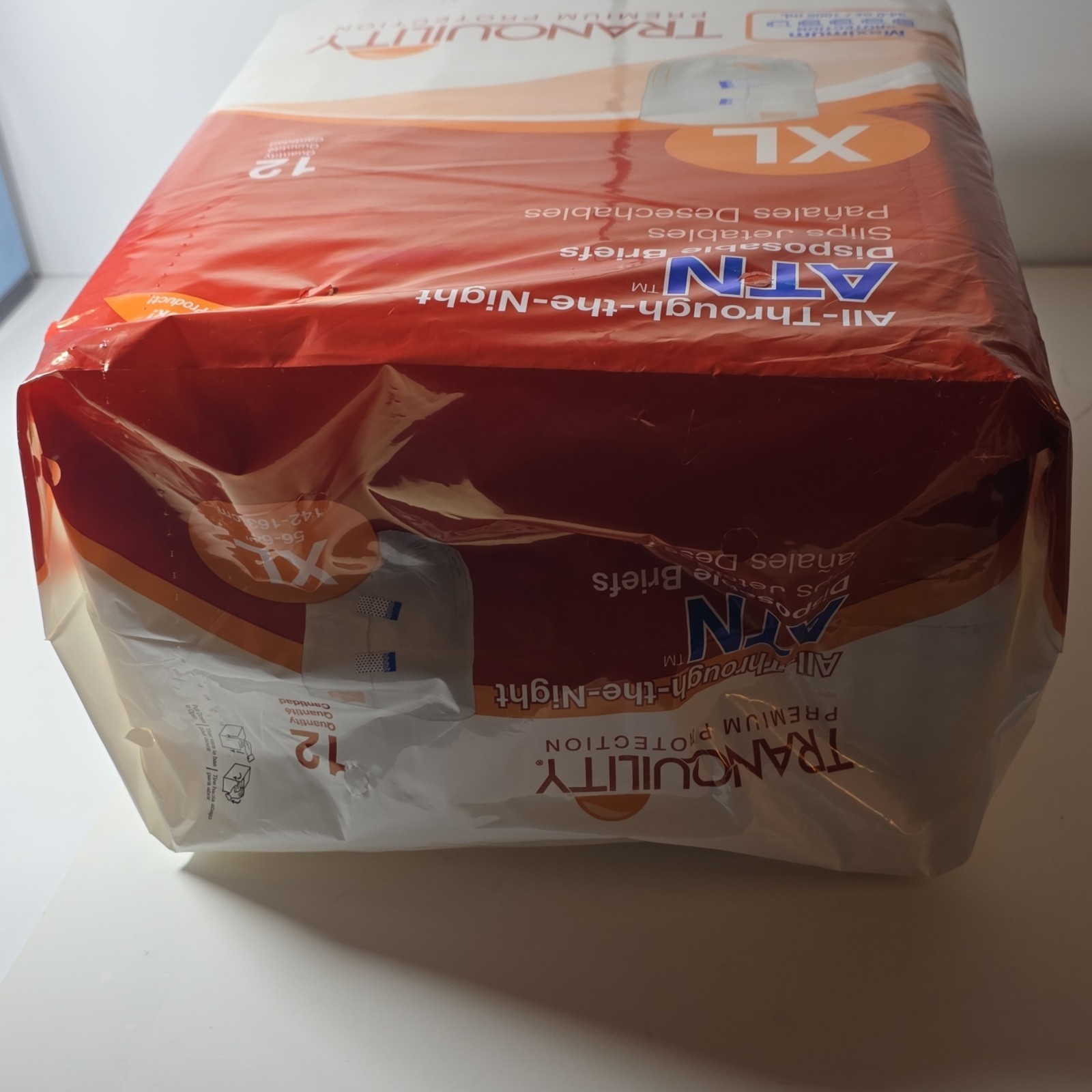 Tranquility ATN Maximum Absorbency Disposable Briefs XL 12 Pack