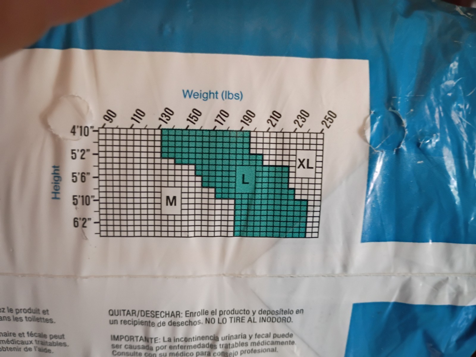 Presto Supreme Adult disposable Briefs with Tabs Size M 16 Per Bag