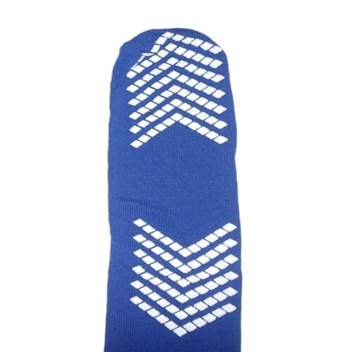 3 pairs Single Tread Non-Skid (3XL) Bariatric Comfort Safety Socks Blue