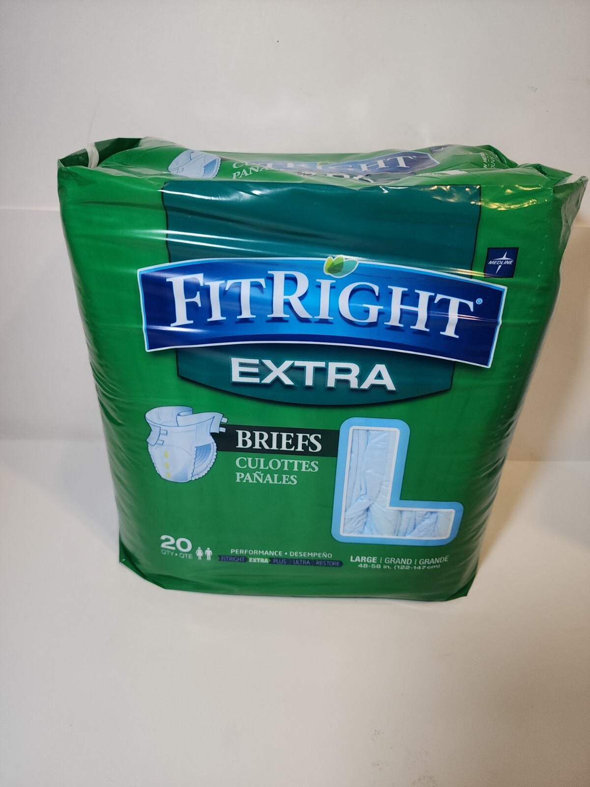 FitRight Extra, Adult Diapers, Size Large 48″-58″ 20ct