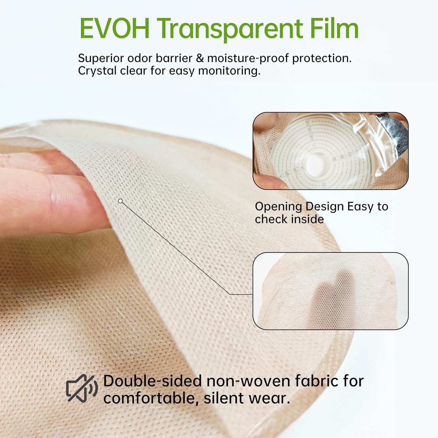 20ct One Piece Drainable Colostomy Bags Ostomy Ileostomy Supplies Cut-to-Fit