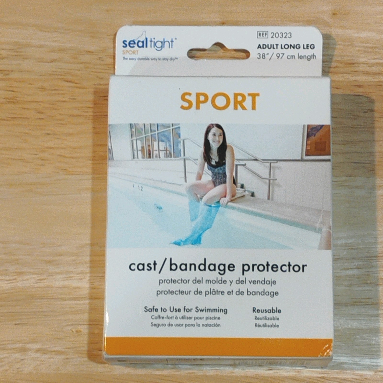 Seal-Tight Sport Adult Long Leg Cast Bandage Protector Waterproof Swimming