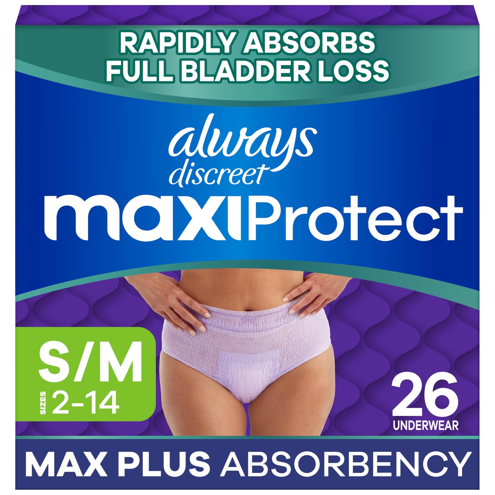 MaxiProtect Adult Diapers for Women, Incontinence Underwear, Scented, Postpar…
