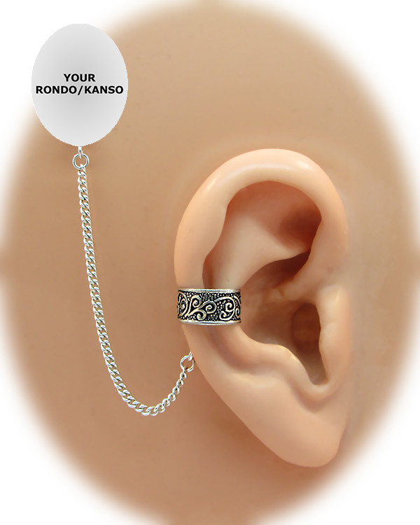 Celtic Ear Cuff HearClip – Safety Line Retainer for Kanso Cochlear Implant