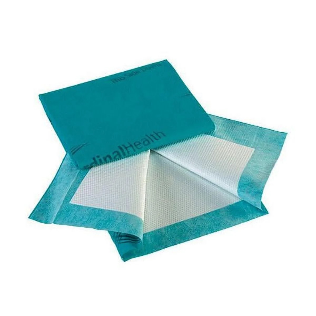 Cardinal Health Premium Underpad, Wings Max Absorbency, Teal, 31 x 36 Case of 40