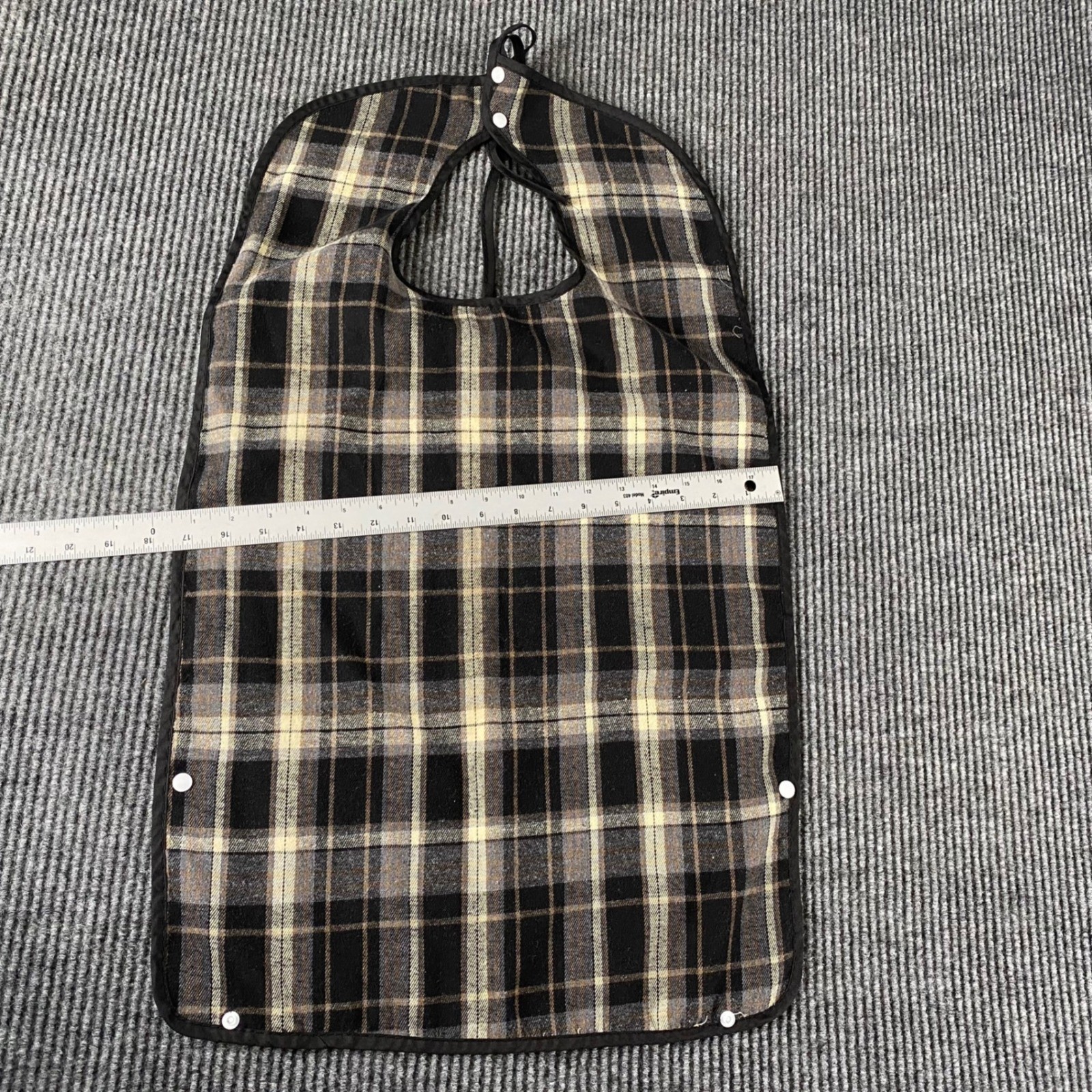 Oulisen 3 Pack Adult Bibs for Eating Waterproof Plaid with Crumb Catcher New 780