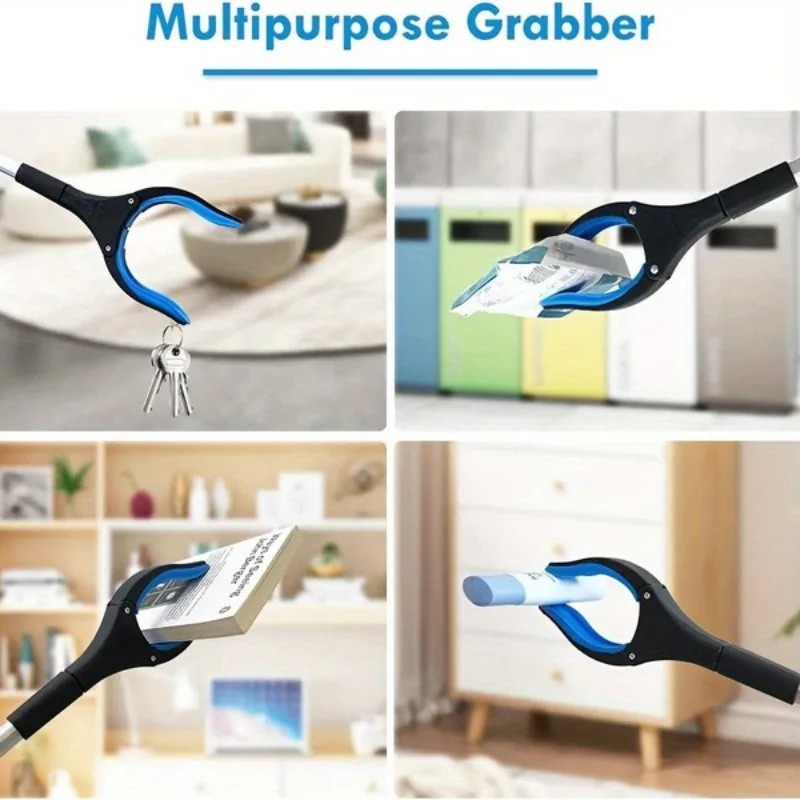 Heavy Duty Grabber Tool Industrial Pick Up Stick Trash Reacher Grip Hand Reach