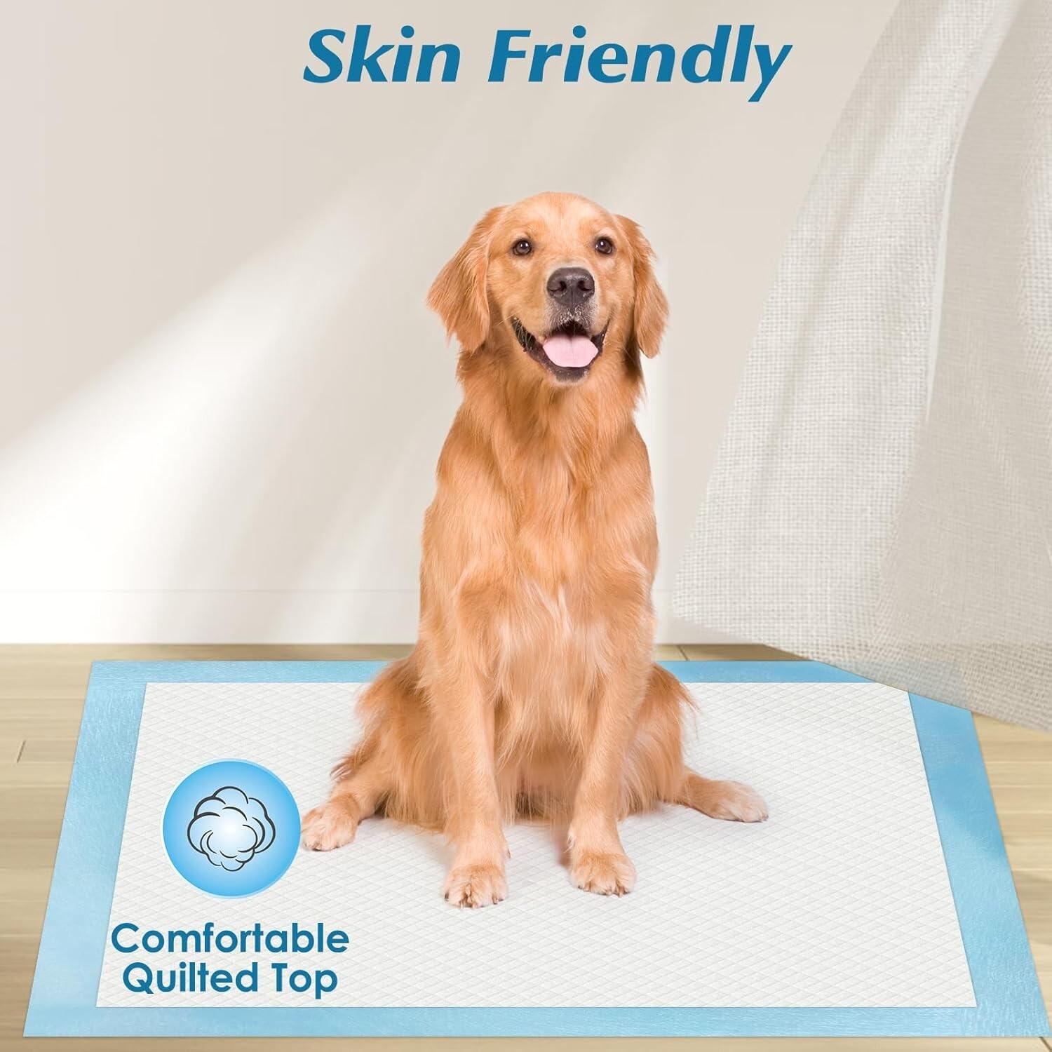 Versatile 100 Count 22” x 22” Super Absorbent Disposable Pads for Pets & Kids