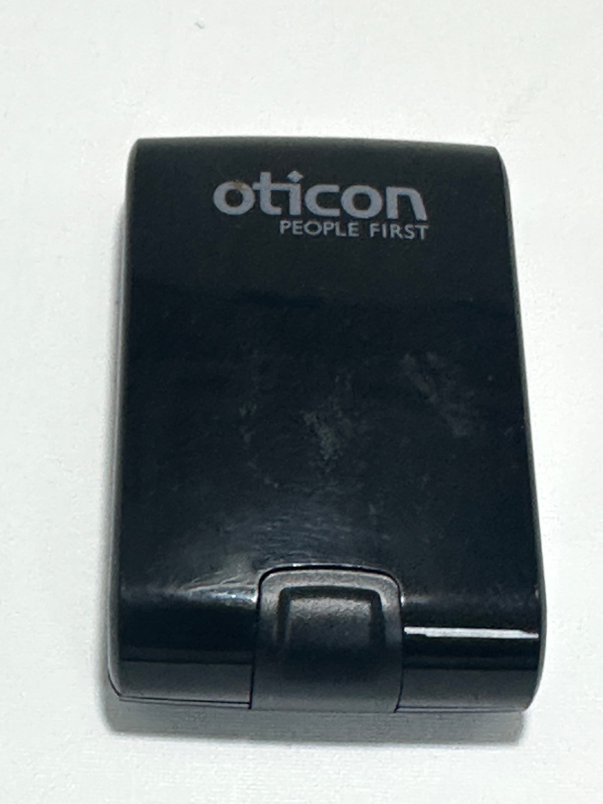 Oticon People First Hearing Aid Hard Storage Case Black Replacement Empty