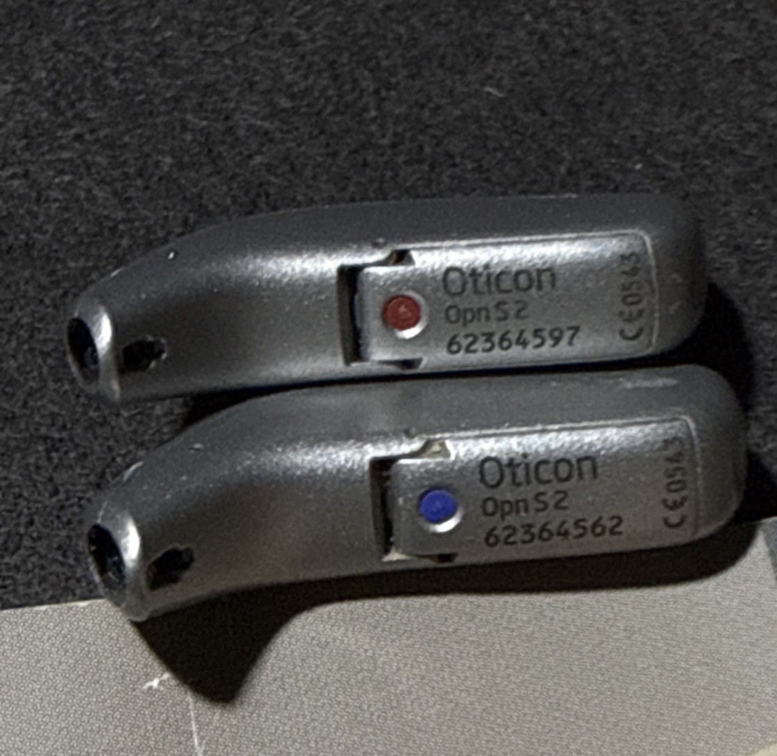Used, Pair of Oticon OPN S2 miniRITE R – USA Shipping