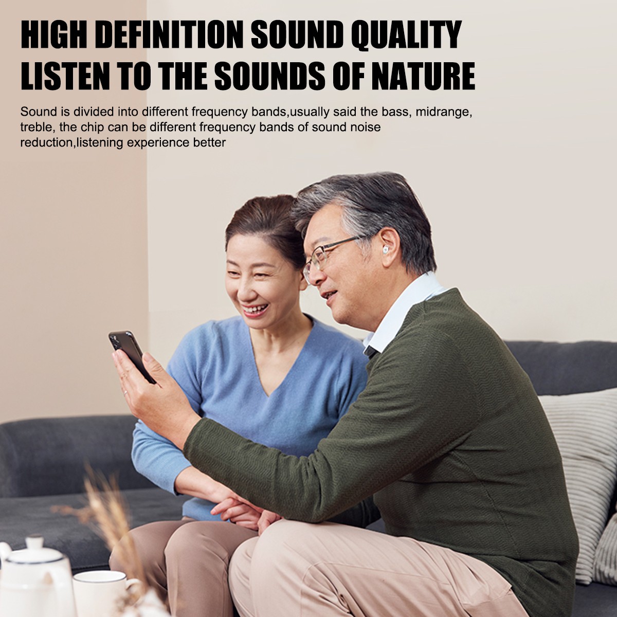 MiNi Hearing Aids Digital Small Invisible In Ear Sound Voice Amplifier Enhancer.