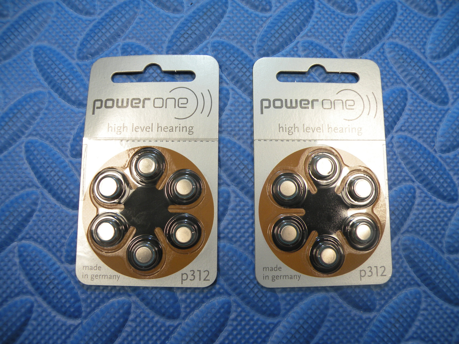 (x2) Power-One High Level Hearing Aid P312 PR41/p312 1.4V Batteries