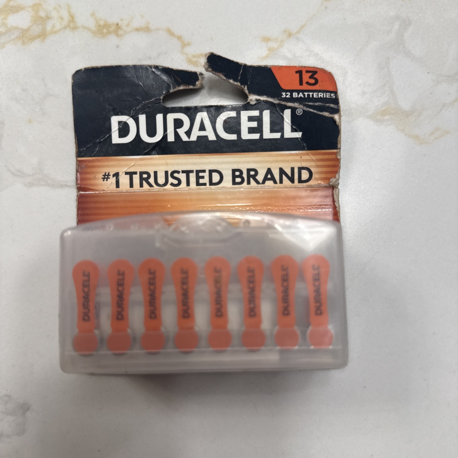 Duracell Hearing Aid Batteries DA13B32 32 Pack Best by 03/2029NEW 13