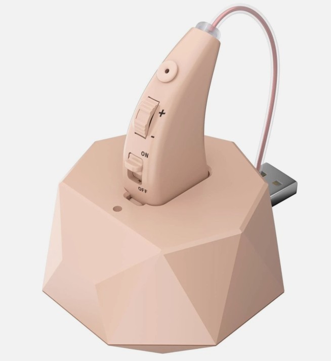 Elctrtici OTC Rechargeable Single Ear Hearing Amplifier * Adjustable *Listening
