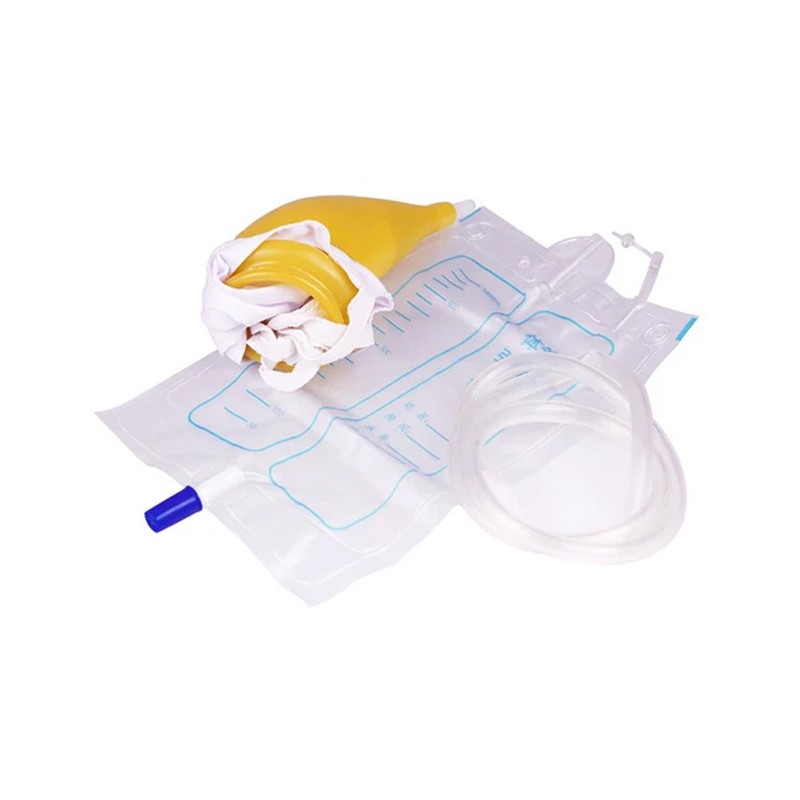 2Pcs US Urinal Bag Reusable Silicone External Urine Catheter Collector Bag Aids