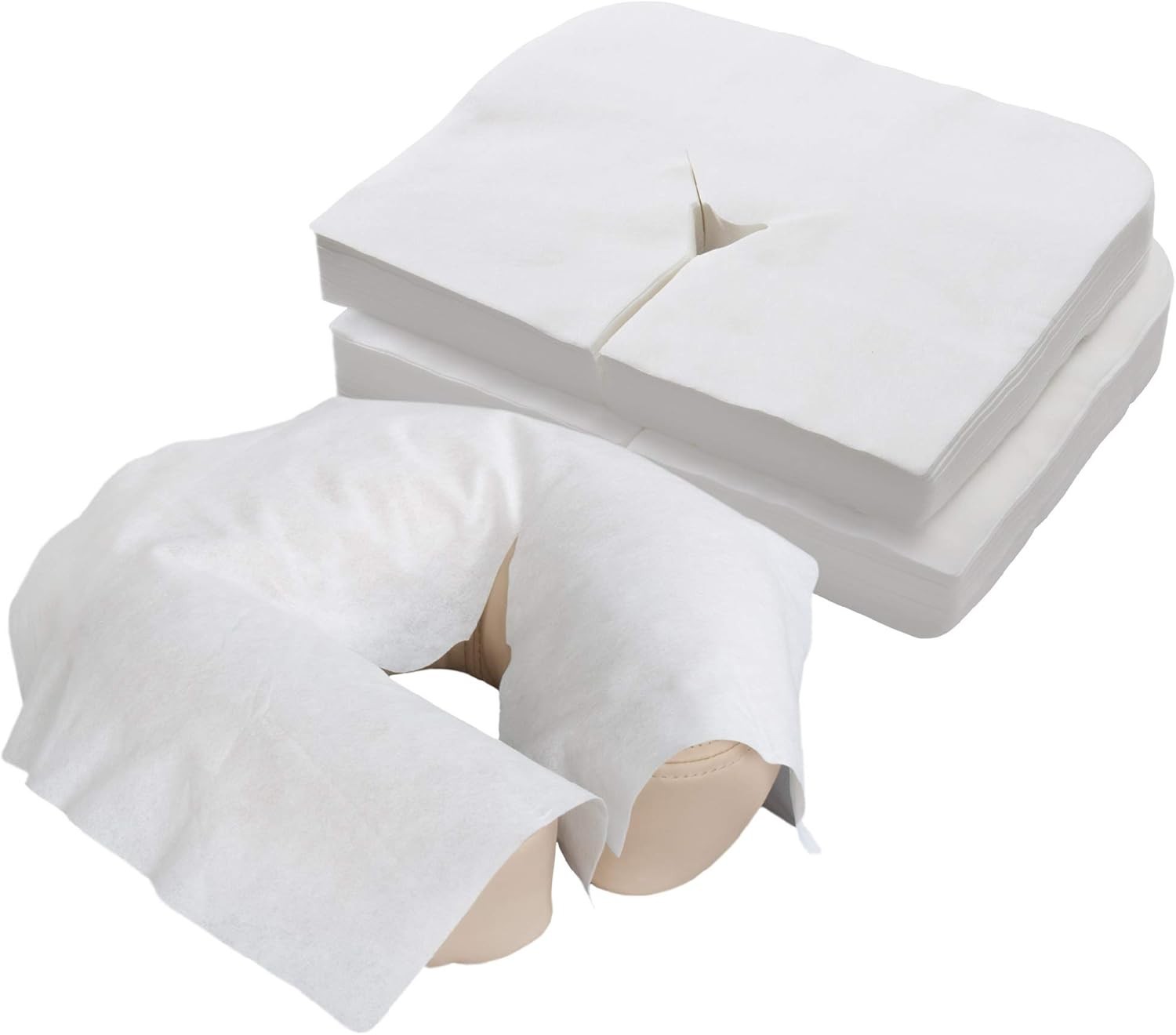 Disposable Face Cradle and Headrest Covers, 100-Pack, Medical-Grade, Ultra So…