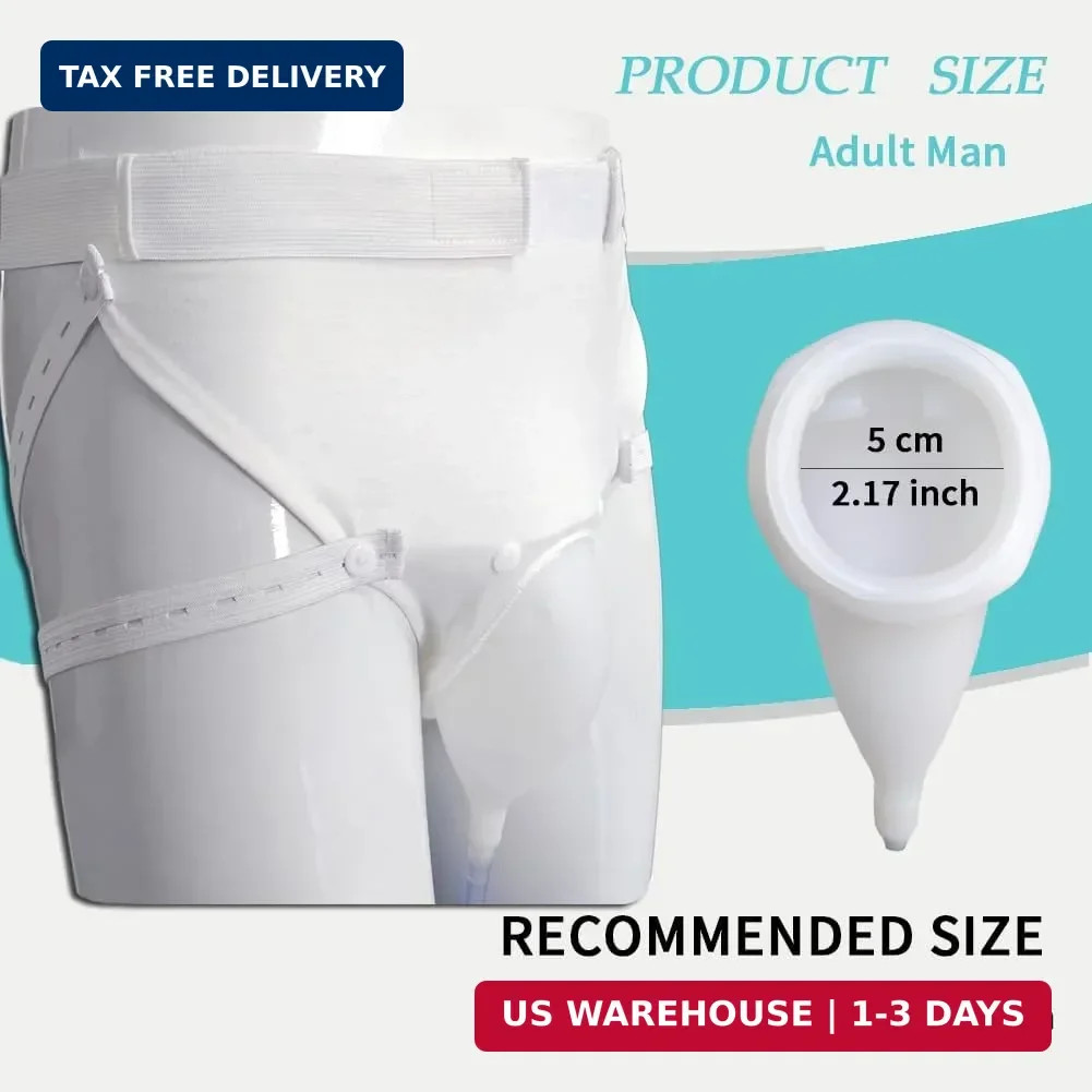 Urine Collection Bag Wearable Urinal for Men Portable Male Urine Collection Bag