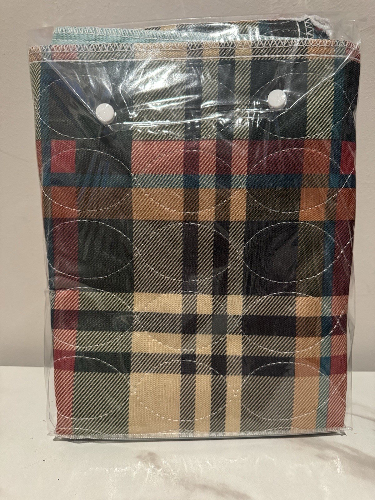 Reusable Washable Bed Underpad 34 x 36 Plaid Reusable Adult Pad Waterproof NEW