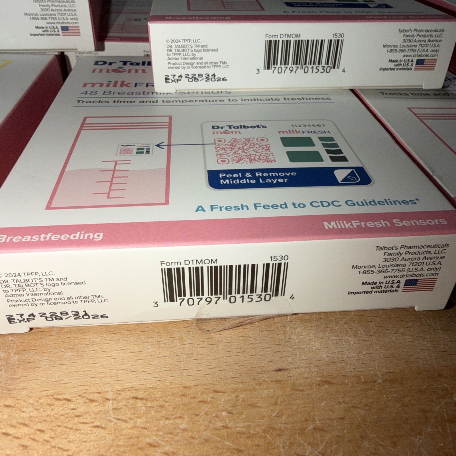 Dr Talbot’s Mom MilkFresh Breastmilk Freshness Sensors 16 boxes (48 Count) NEW