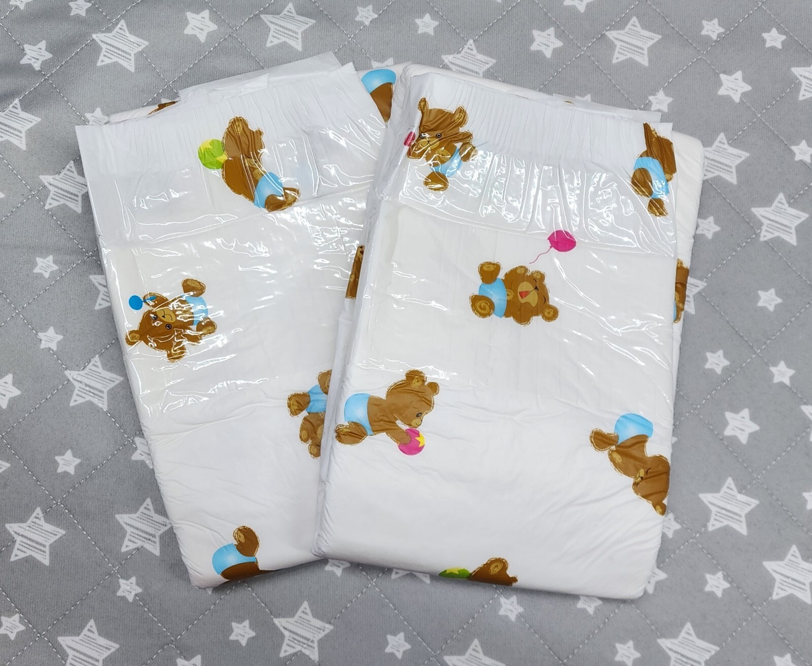 Pack of 2 Bambino Teddy’s V2 ABDL Diaper Size Large 38″-50″ Vintage Rare