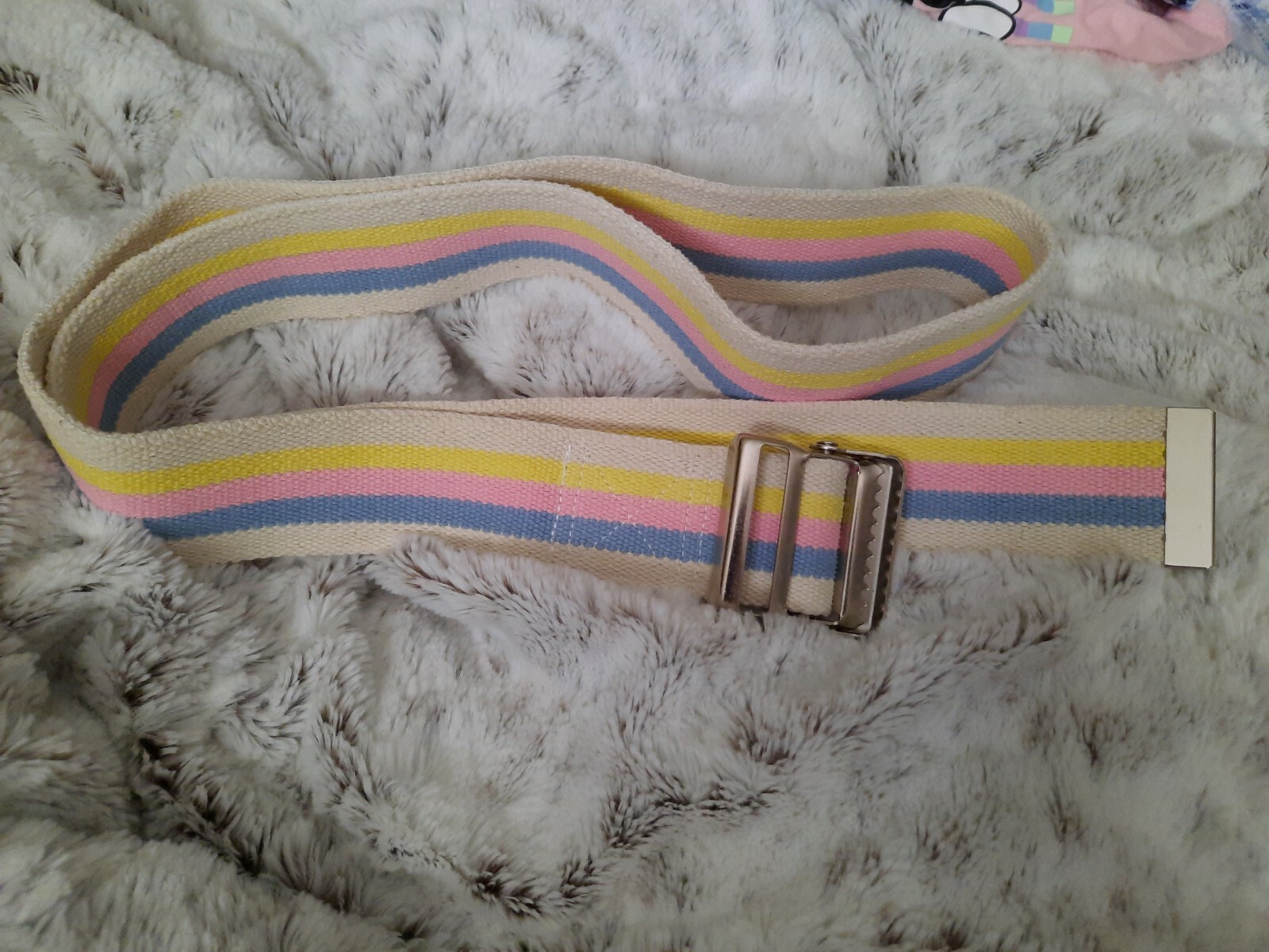 NEW Medline Cotton Gait Belt Multi-Color Pastel 2″ X 60″ MDT821204 Primo Pink