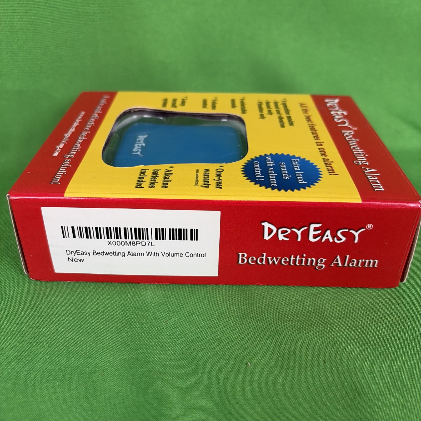 DryEasy Bedwetting Alarm Volume Control Sounds Vibration Dry Easy