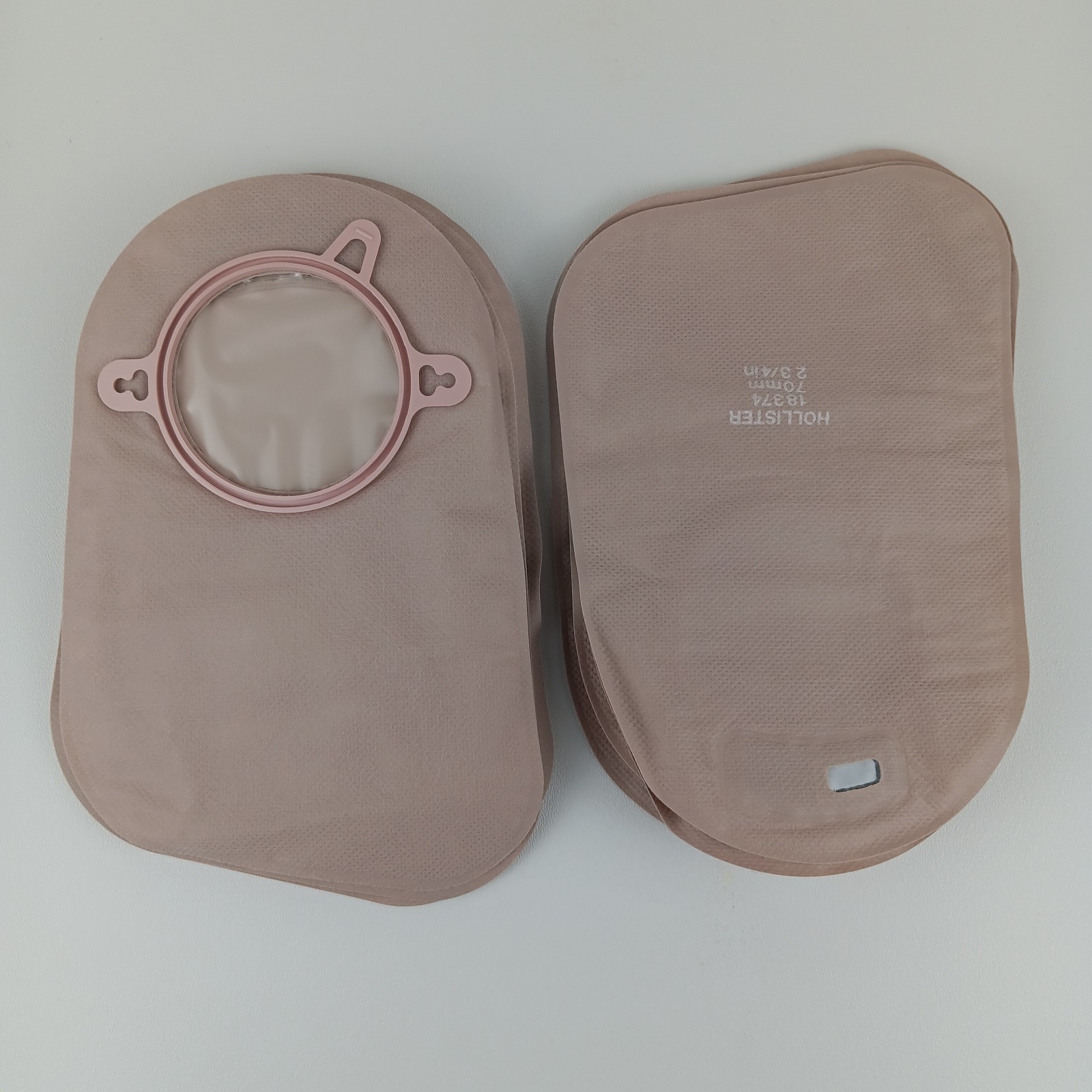 Hollister 18374- 10 Individual-New Image Closed-End Pouch 2-3/4, Beige- NO BOX