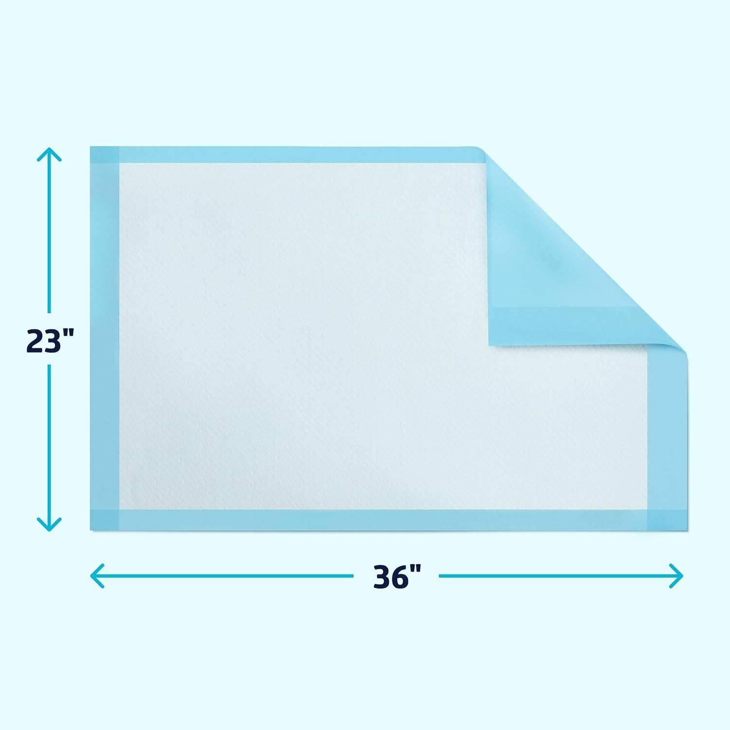 Metro Source 23×36 Disposable Underpads 150 Count | Absorbent Bed Pads Leakproof