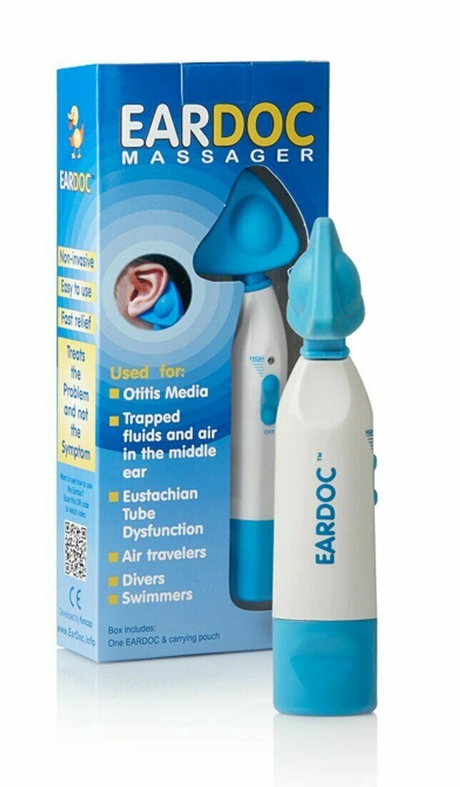 EARDOC Massager Treats Ear Infections and Relieves Ear Pain Adults Children IFA