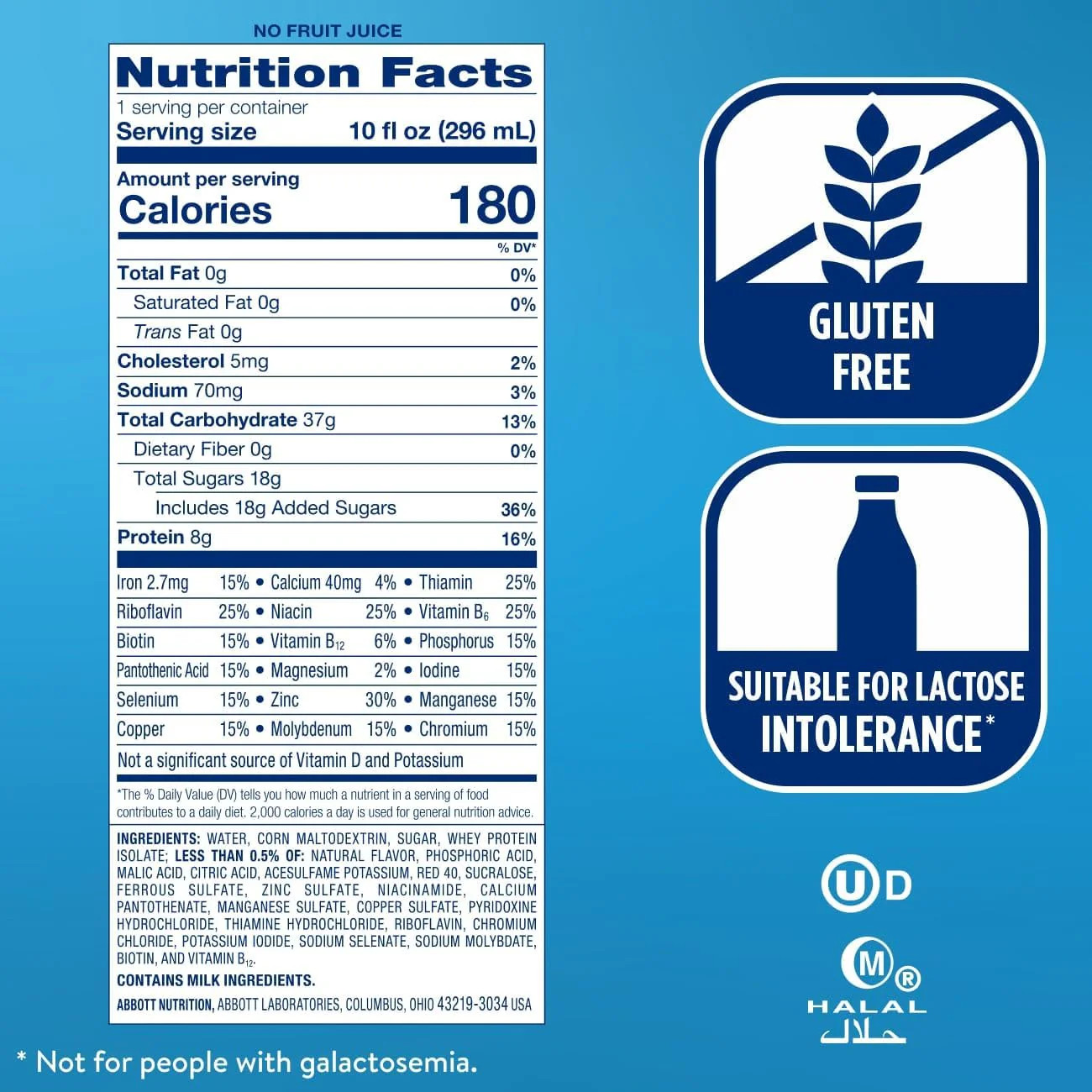 Ensure Clear Nutrition Drink, Mixed Fruit, 10 oz Bottle, CS/12