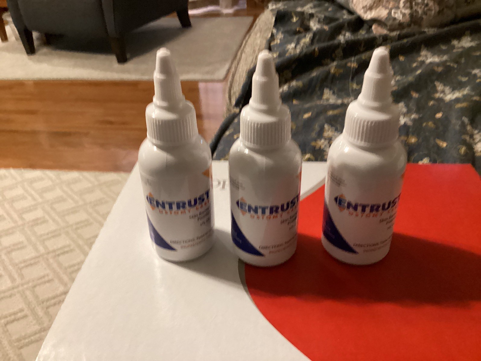 3 Entrust 6800 Skin Barrier Powder Bottles Expires 9/27