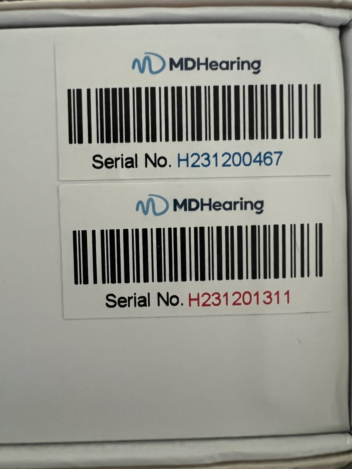 MDHearing VOLT Series H Digital Rechargeable OTC Hearing Aids in Box