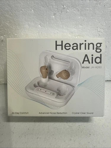 JH-A260 OTC Hearing Aids for Seniors – Rechargeable Noise Reduction New OTC
