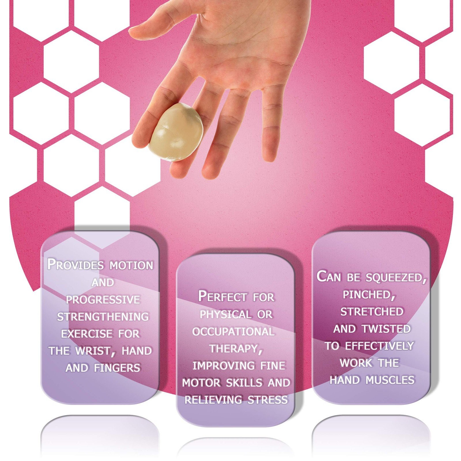 Hand Therapy Putty Tan 2X-Soft Resistance Hand Exerciser 1 lb Container