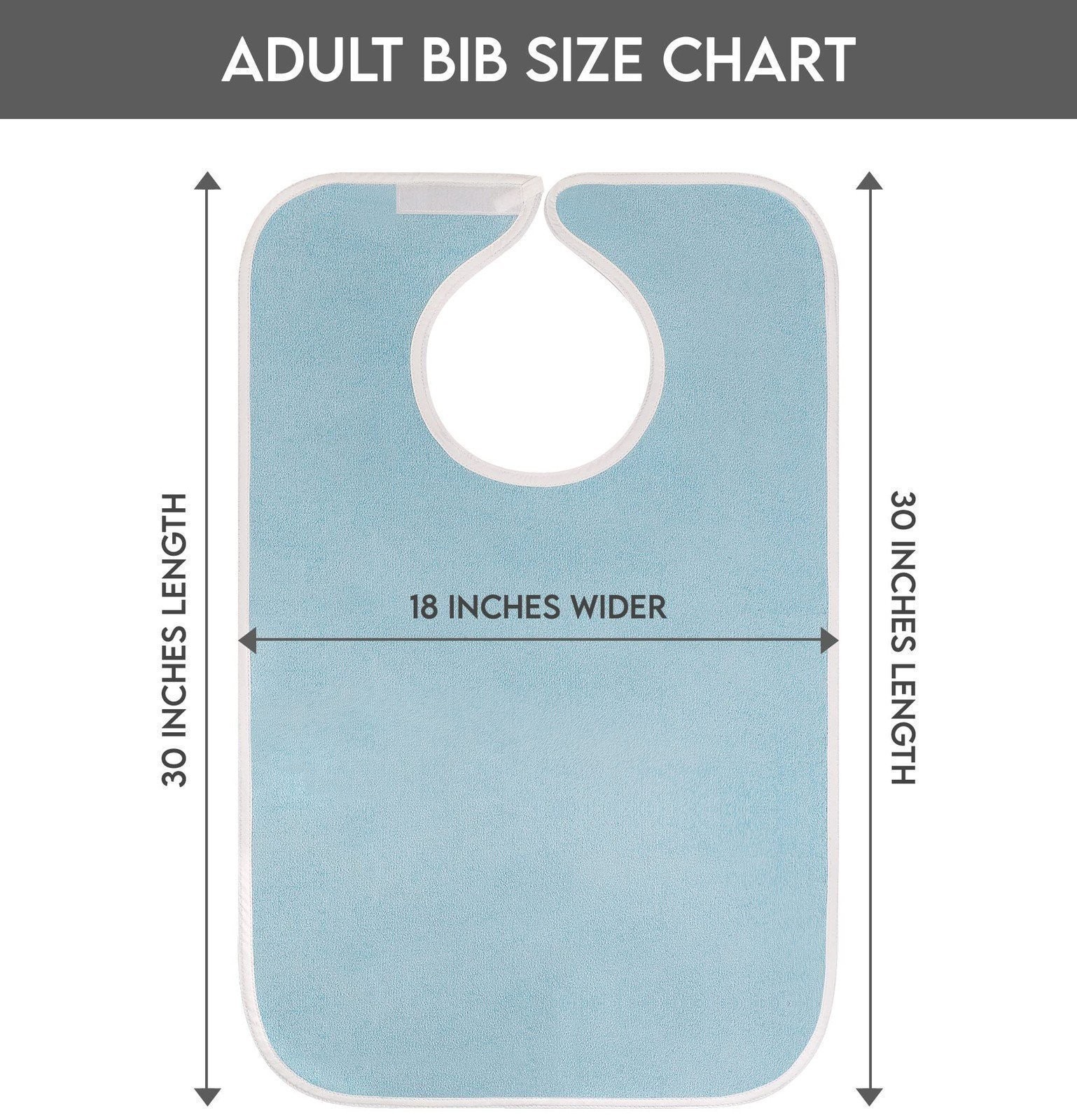 Utopia Towels 12 Pack Premium Unisex Adult Bibs for Elderly Women Men,…